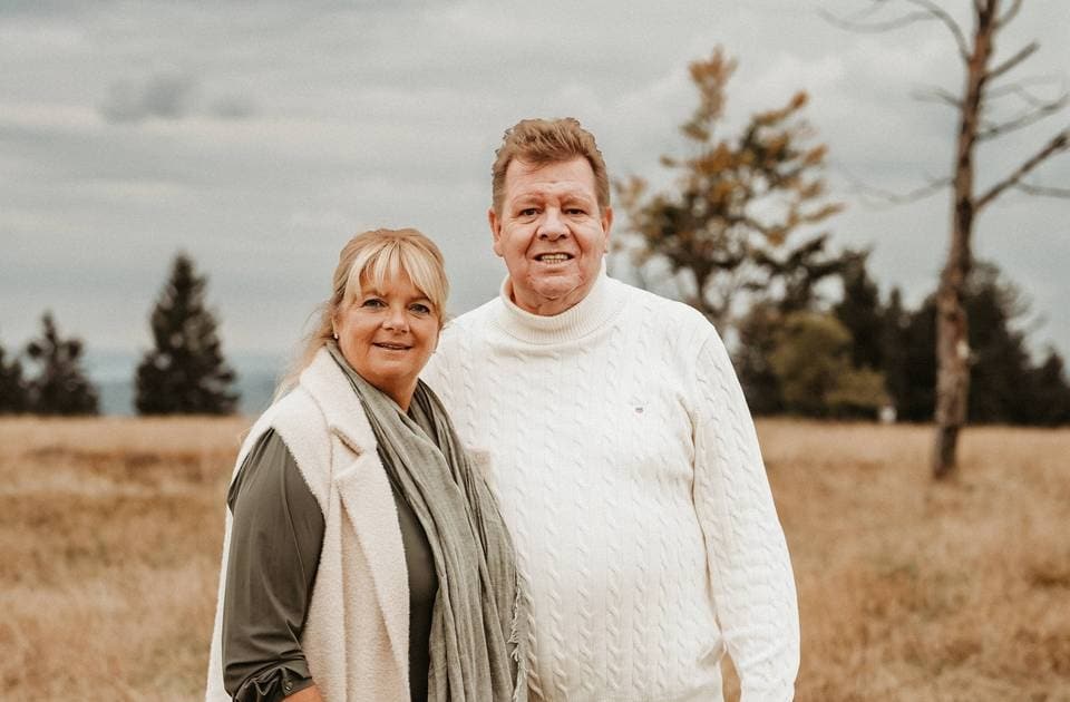 Rob Meurs van Der Brabander met zijn vrouw Marja, met wie hij in 1986 als 24-jarig broekie in de hotelbranche naar Winterberg trok. Foto: Der Brabander.