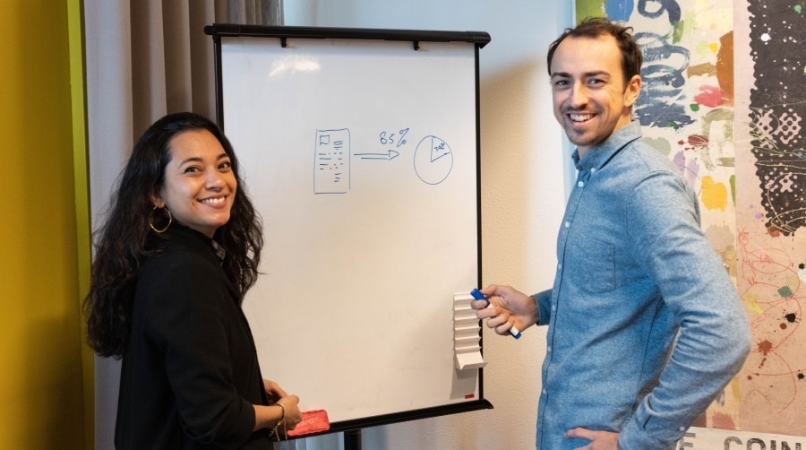 Jeroen van Haasteren, rechts. Foto: Anjali