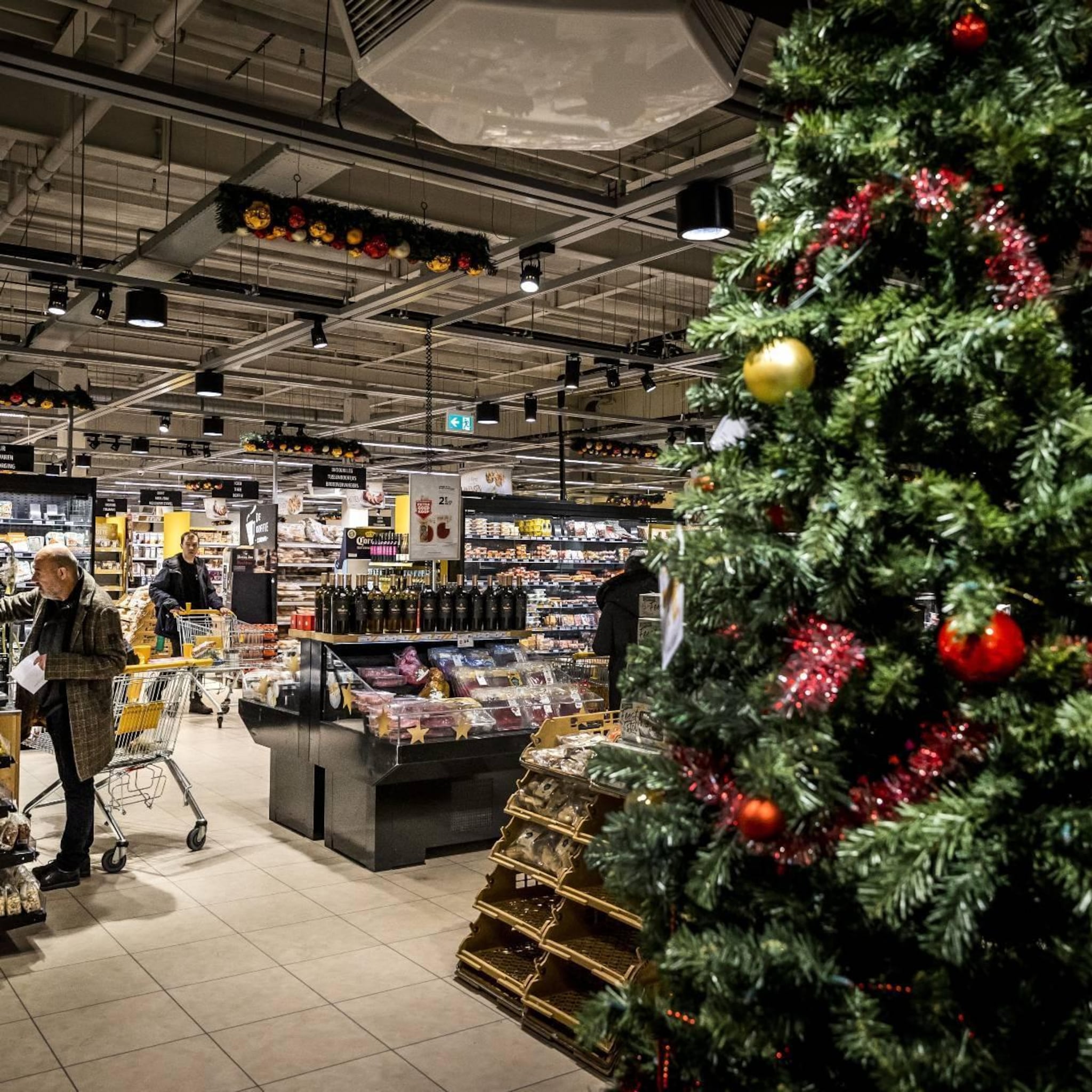 onderzoek opnieuw omzetrecord supermarkten tijdens kerstweek