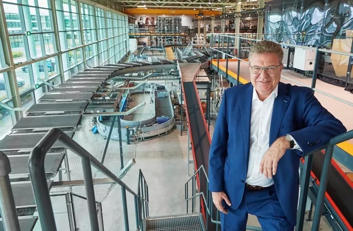 Herman Molenaar stopte dit jaar als de financiële topman van Vanderlande. Foto: AD/Van Assendelft Fotografie