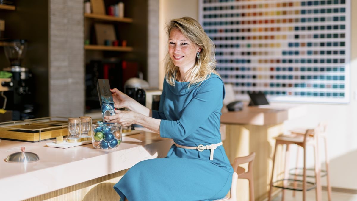 Kika Buhrmann, ceo van Nespresso Nederland. ...