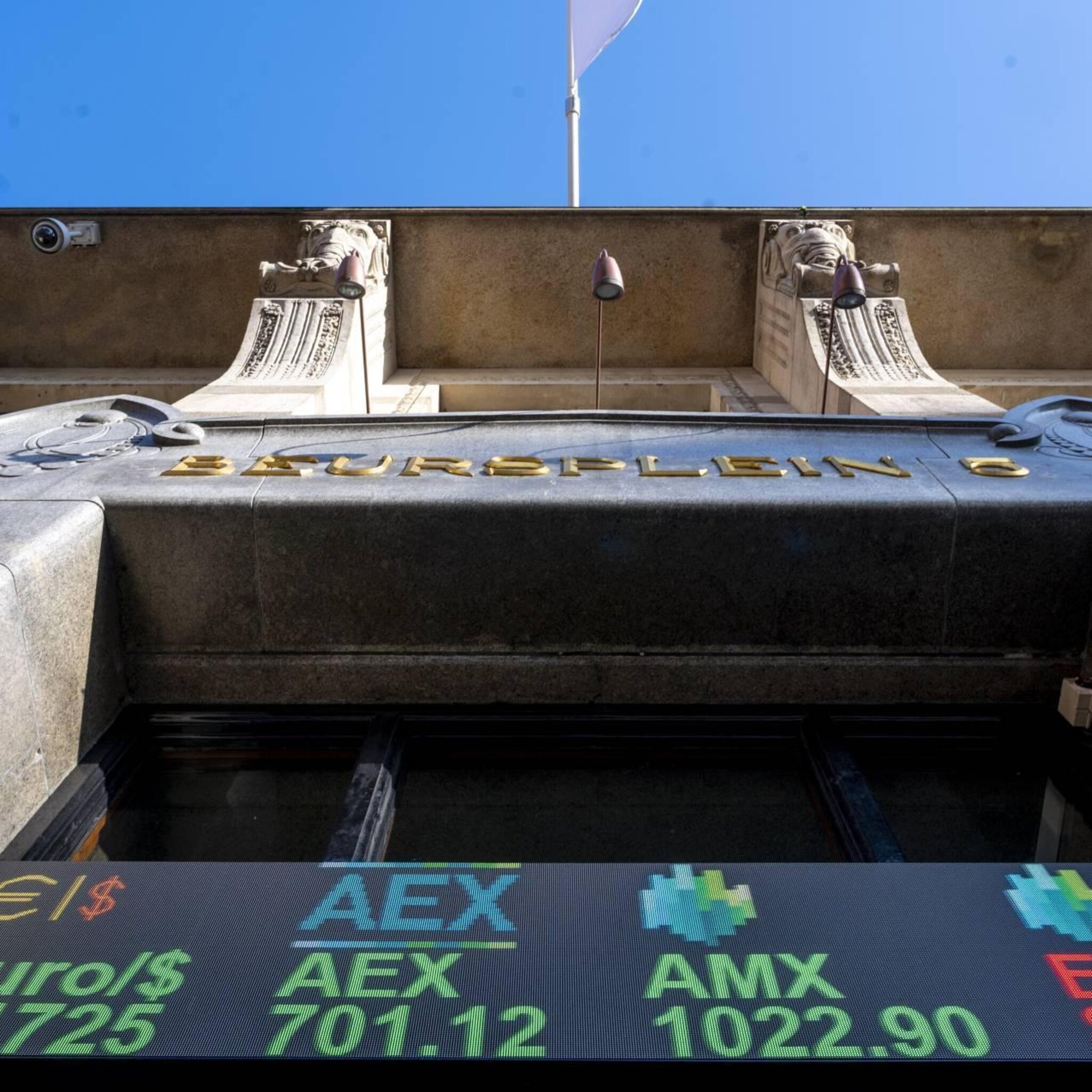 philips en arcelormittal aan kop in vlakke aex index