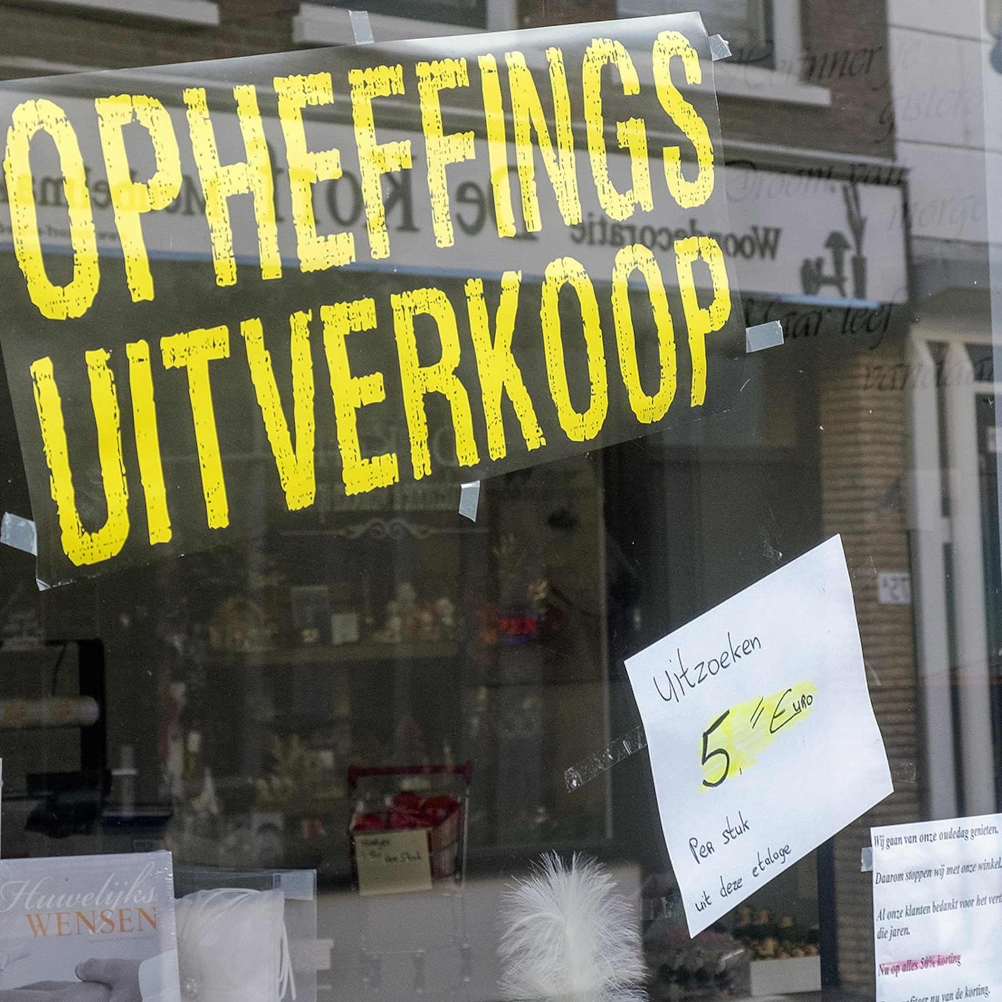inretail genadeloze huurstijging onbetaalbaar voor winkels