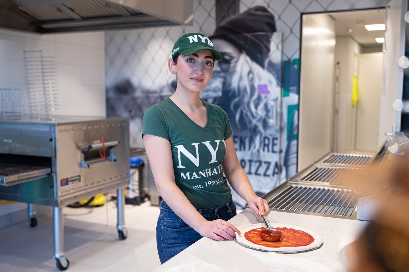 Birsen Tascilar van Pizza New York. Foto: Kelly Thans.