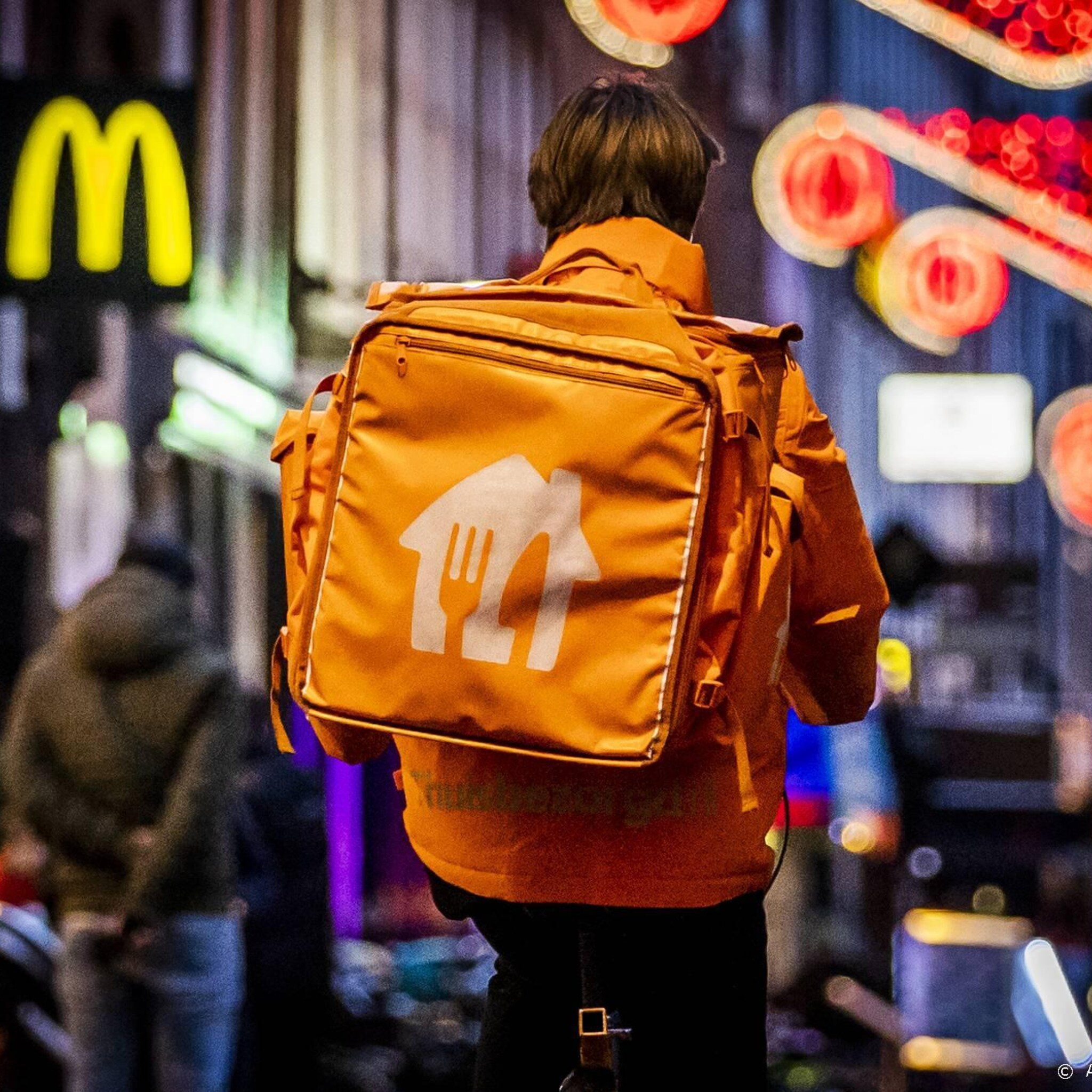 thuisbezorgd hield eigen bezorgers tijdens ijzel aan de kant