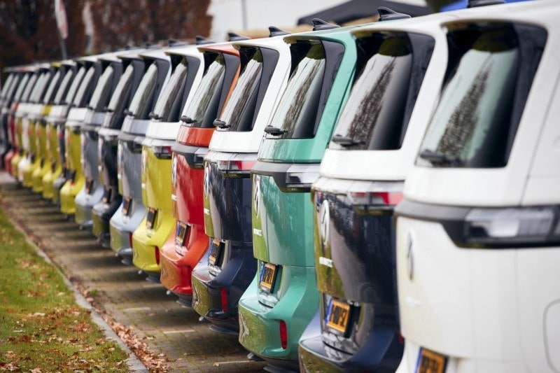 Ondernemers uit het kleinbedrijf willen graag goedkoop geld lenen om een elektrische bedrijfsauto te kunnen aanschaffen. Foto: Volkswagen ID.Buzz