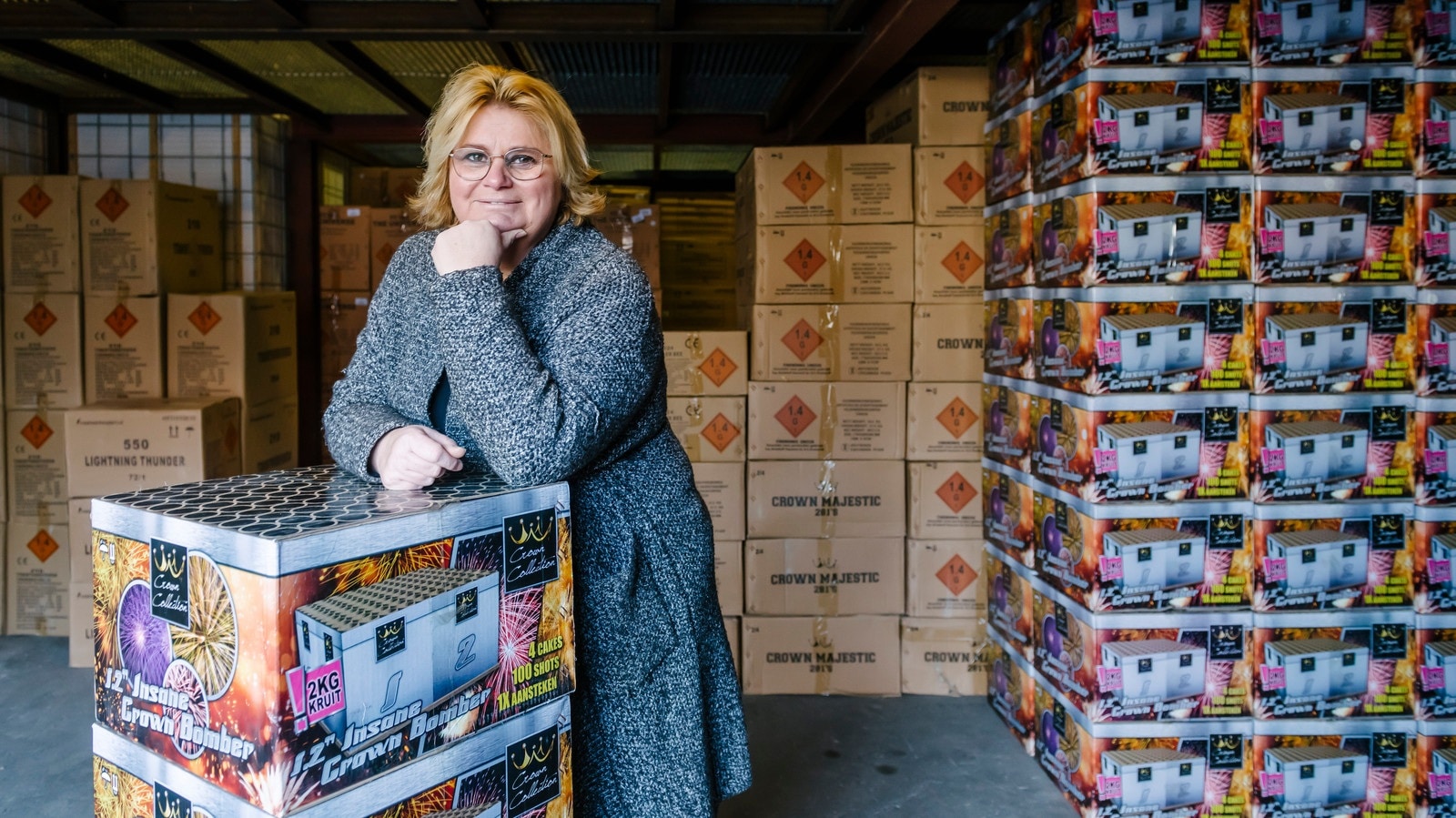 Evelien Arler Marijn van Witte Vuurwerk uit Eemnes. Foto: Erik van 't Woud.