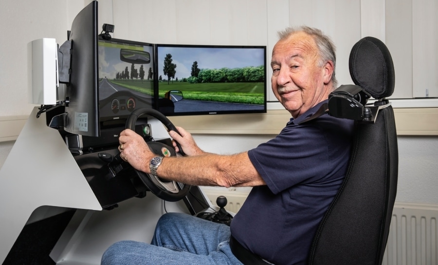 Eigenaar Thom van Doorn van VDR Verkeersopleidingen uit Hoofddorp. Fotografie: Dingena Mol.