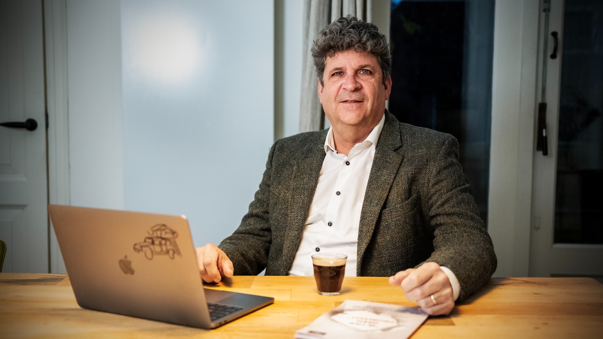 Jan Willem Faessen bleef na zijn faillissement actief als ondernemer. Foto: Frank de Roo