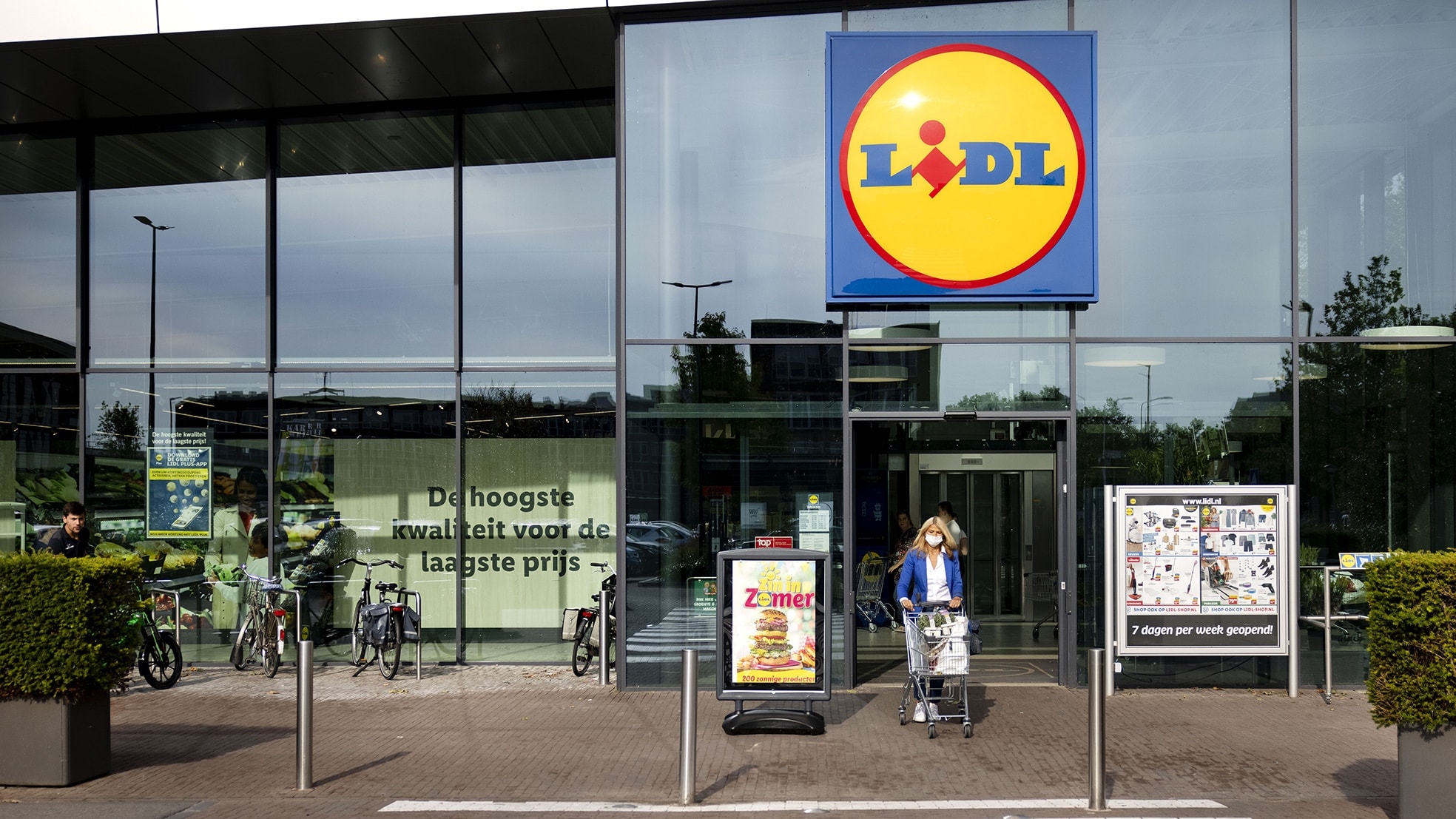 Lidl: van simpele ‘dozenschuiver’ in 1997 tot gezondste en groenste super in 2022. Foto: Jean-Pierre Jans.