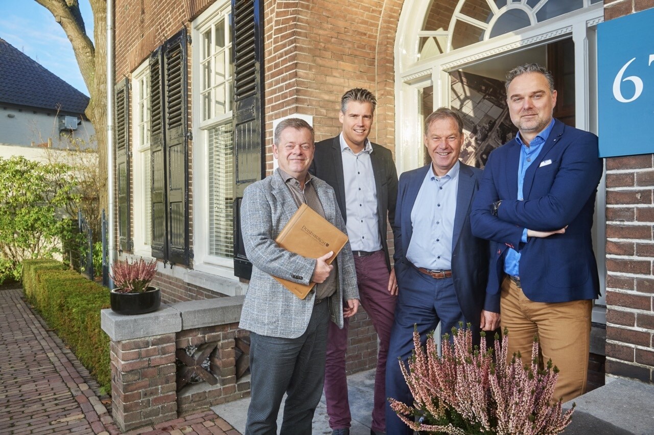 Frank van Daal (links), Tommy Meeuws, René van den Groenendaal en Barry Jansen. Foto: Van Assendelft