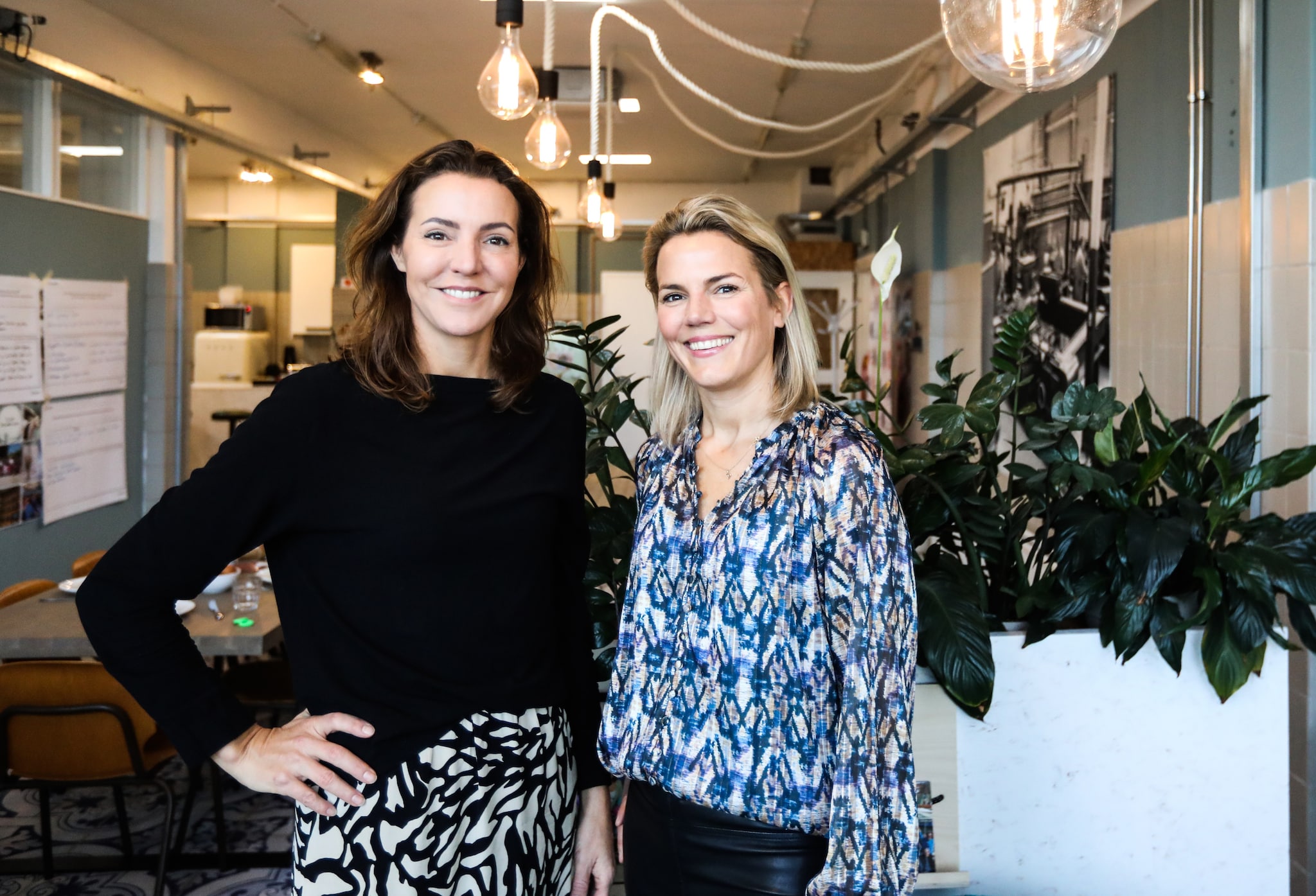 Cyrille (links) en Alette Bastiaansen (rechts).Foto: Eva Plevier.