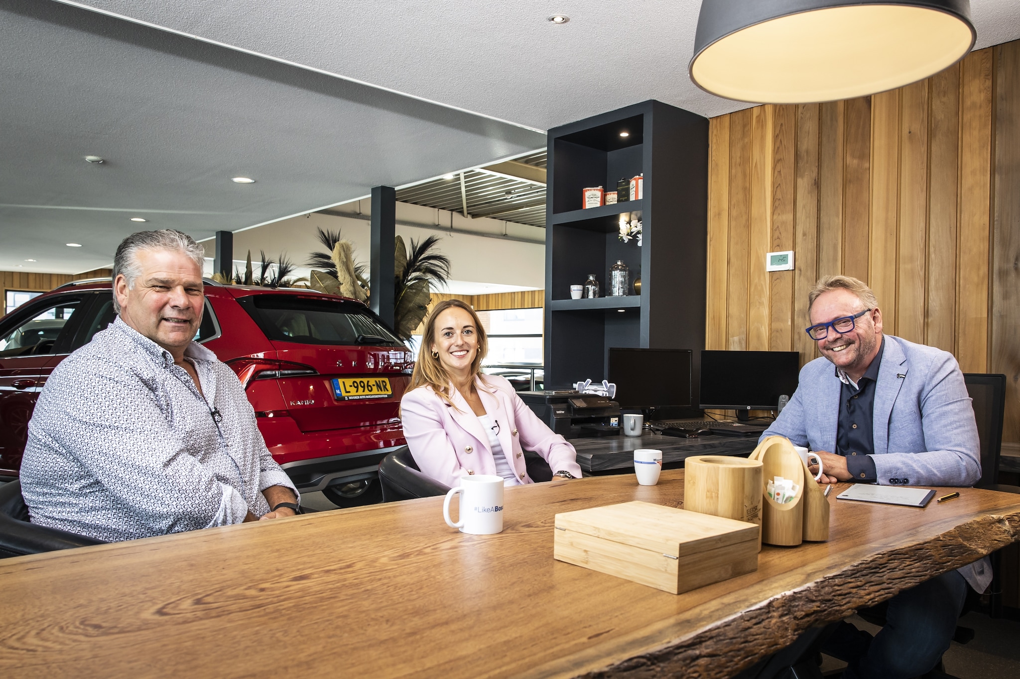 Ruud van Leijden (58) en Nikki Mooren (28). Foto: Inge Dingena Mol.