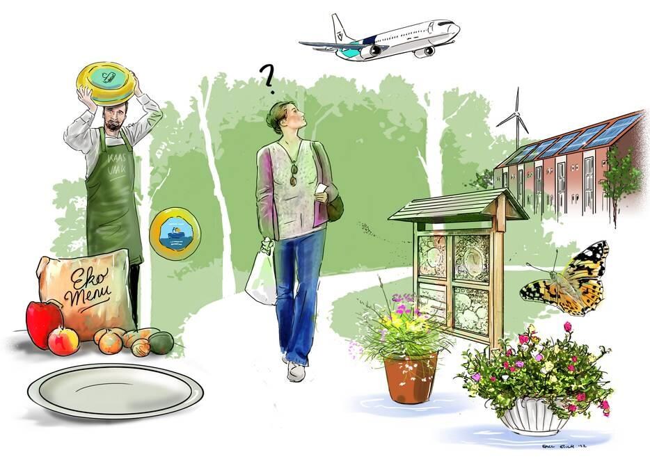Er is veel dat zal veranderen in een nieuw economisch systeem, schetst econoom Paul Schenderling. Illustratie: Eric Elich/AD.