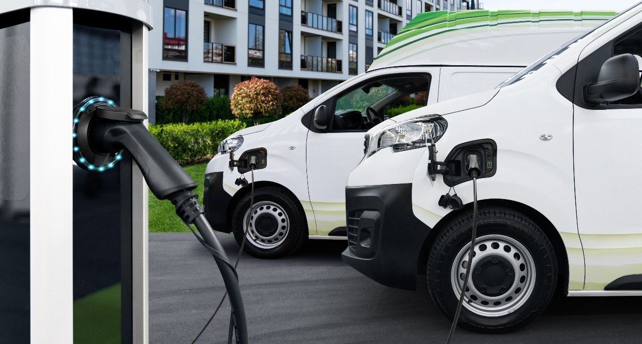 Slechts 1,4 procent van de bestelbussen is elektrisch. Foto: Shutterstock.