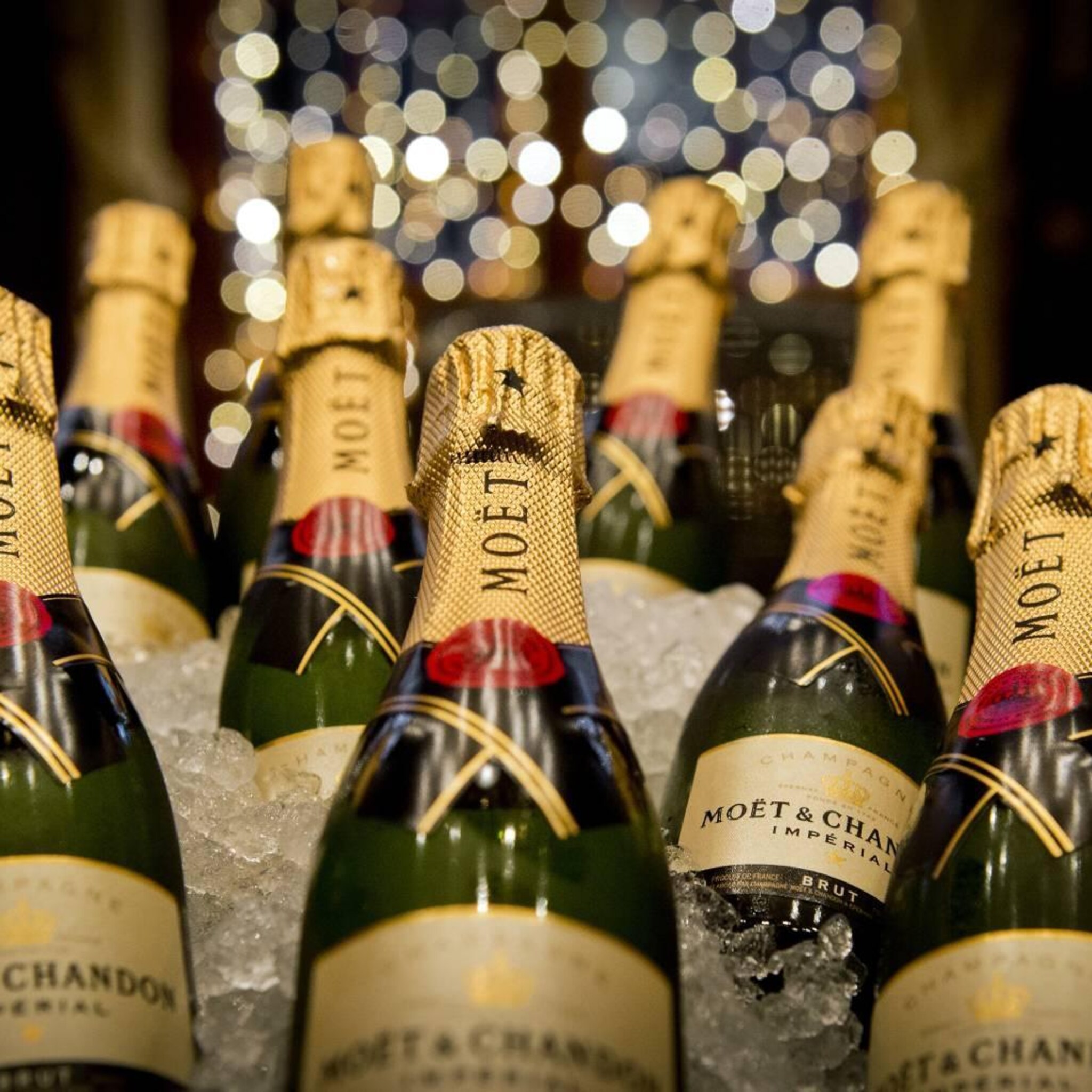 champagneproducent moet en chandon onze voorraad raakt op