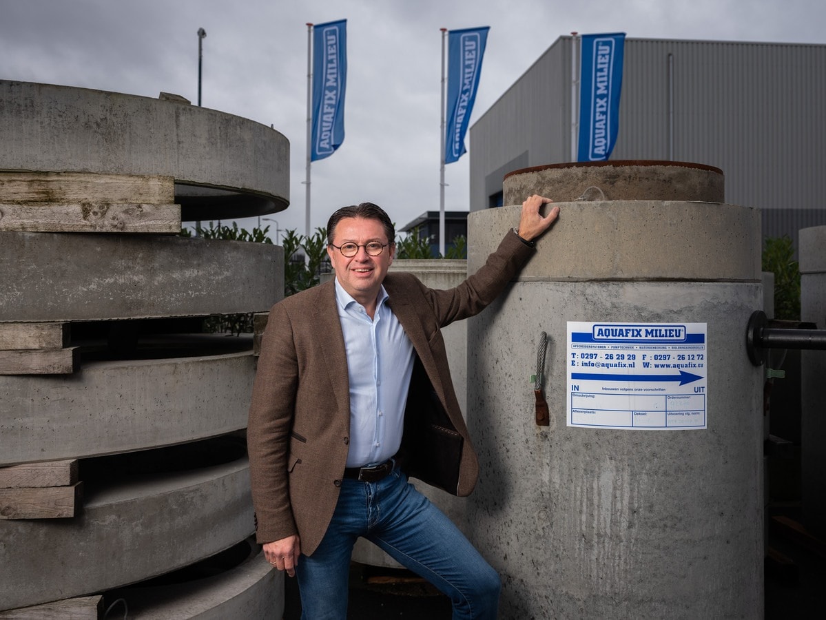 Michel Pieke verkocht Aquafix Milieu, dat hij in 27 jaar had opgebouwd. Foto: Joost Hoving.