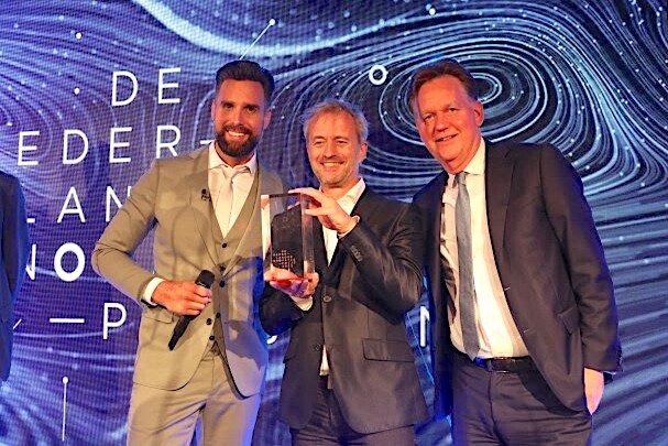 V.l.n.r. Nick Schilder, Jos Joore (co-ceo Mimetas) en Henk Volberda.
