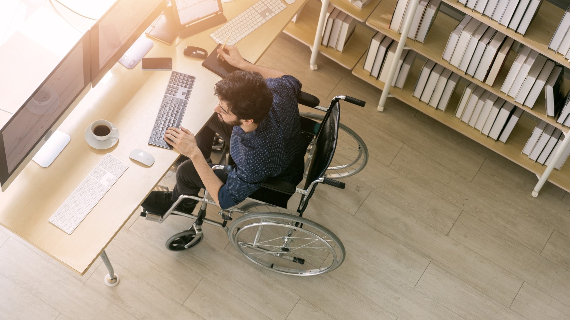 Mensen met een beperking hebben steeds meer kans op een baan. Foto: Shutterstock