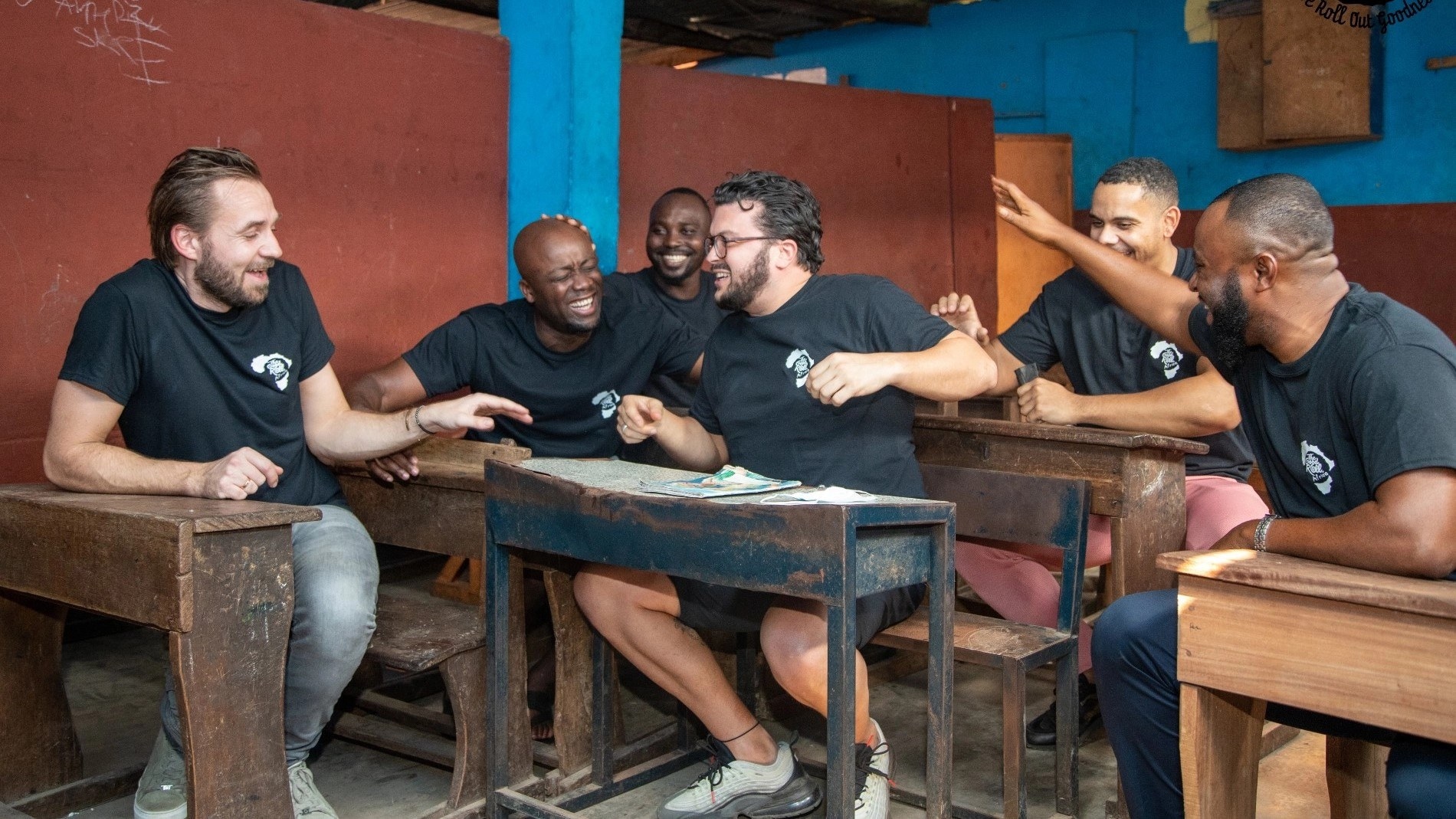 The Good Roll-team in Ghana. Foto: The Good Roll