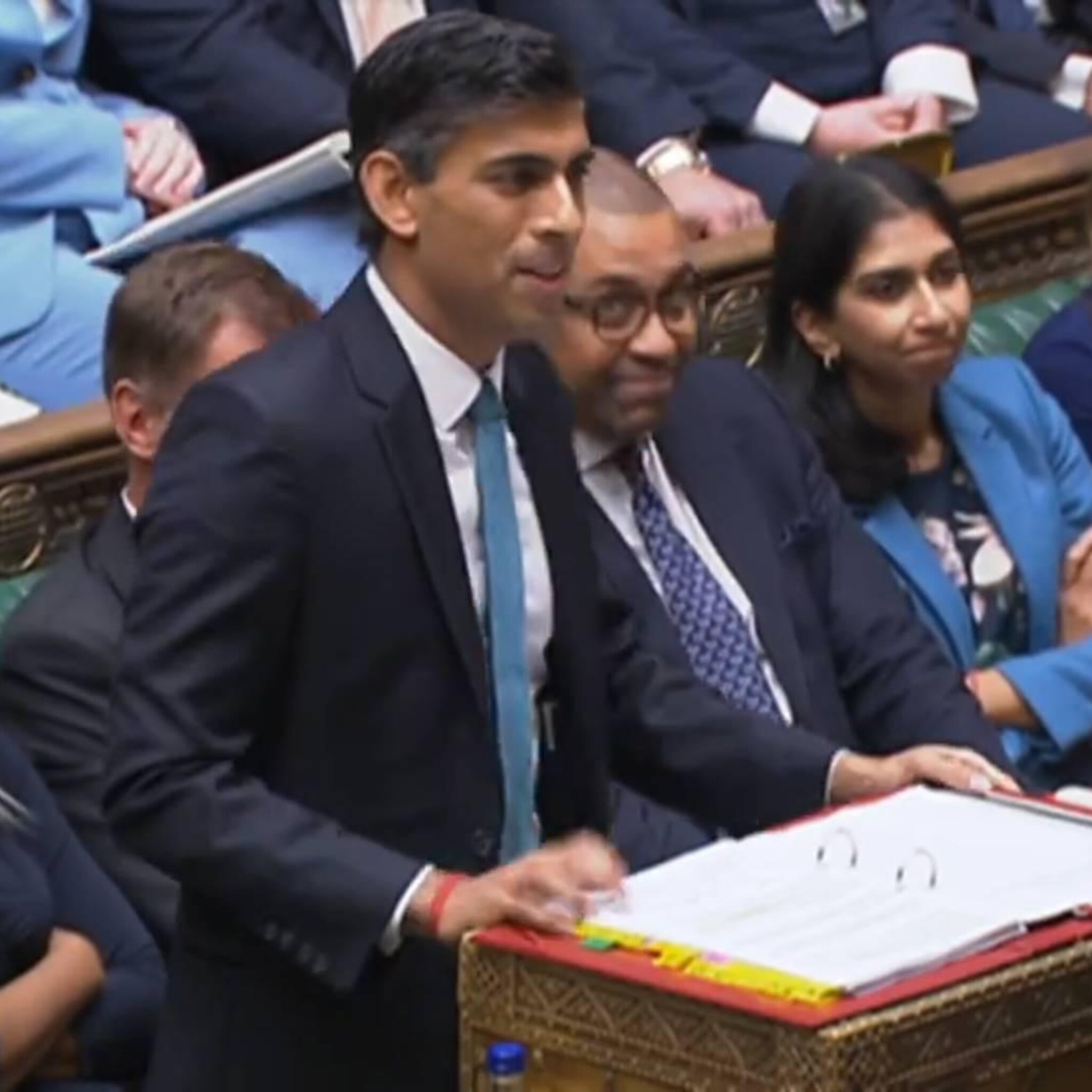 krant britse premier sunak stelt toch weer verbod op fracken in