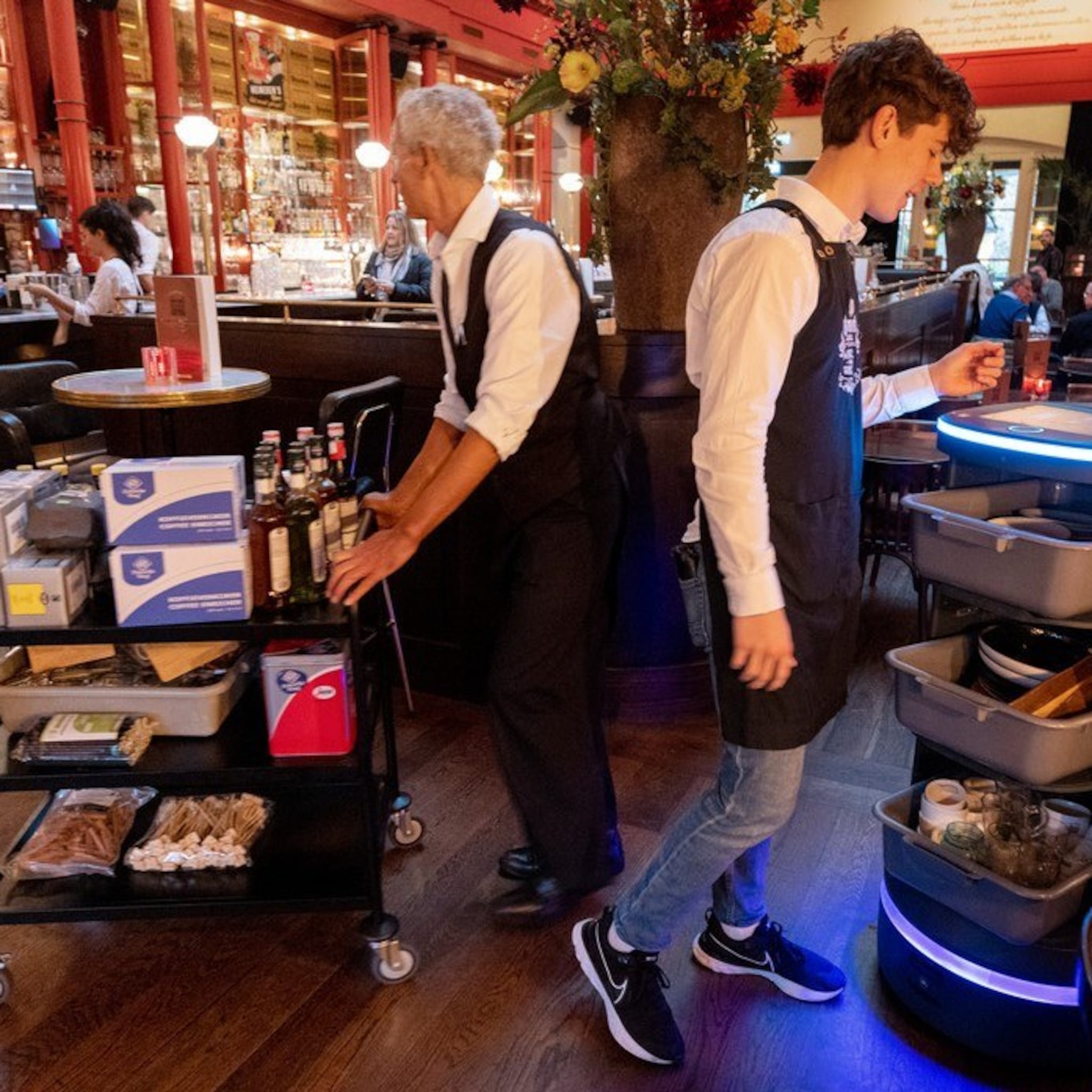 zelfs de robot kan de druk op de arbeidsmarkt niet wegnemen