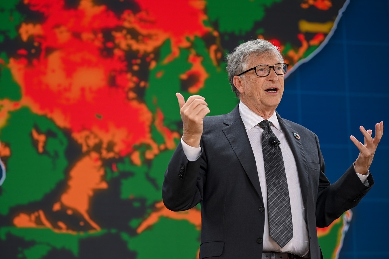 Bill Gates tijdens The Goalkeepers 2022 Global Goals Awards in New York in september dit jaar. Foto: Getty Images