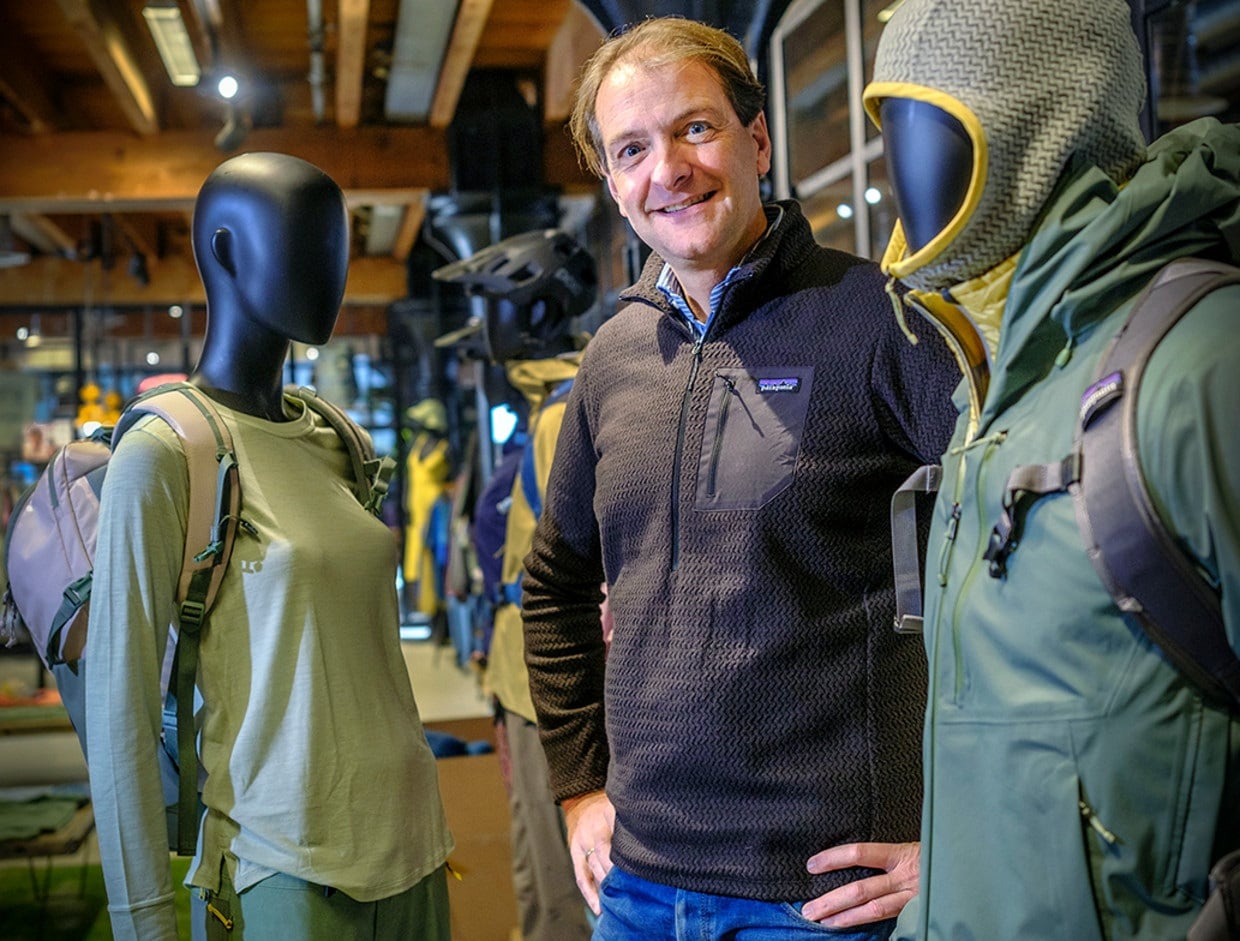 Matthijs Visch, Europa-directeur van Patagonia. Foto: Patrick Post.