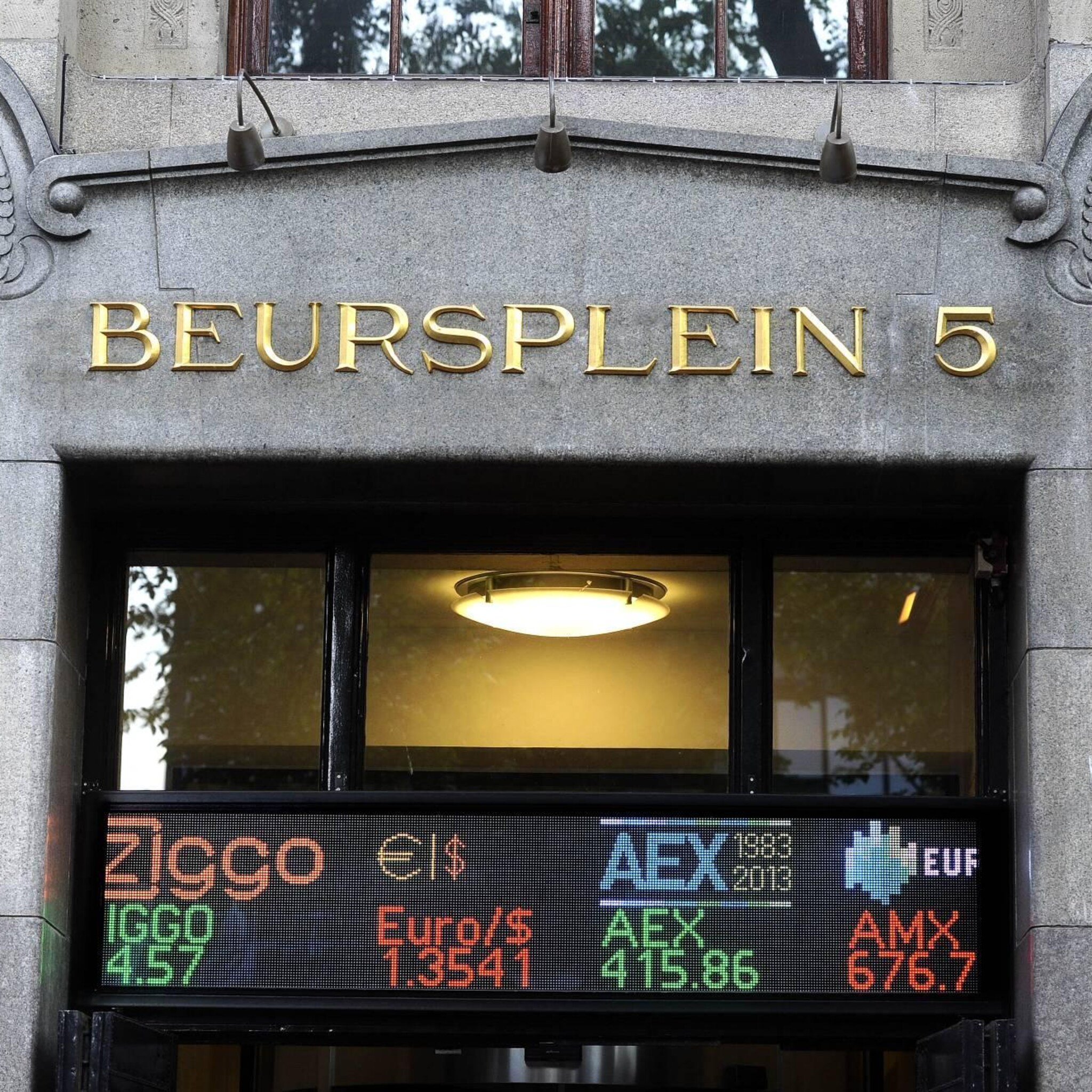 beurs amsterdam fors in het rood na banenrapport vs