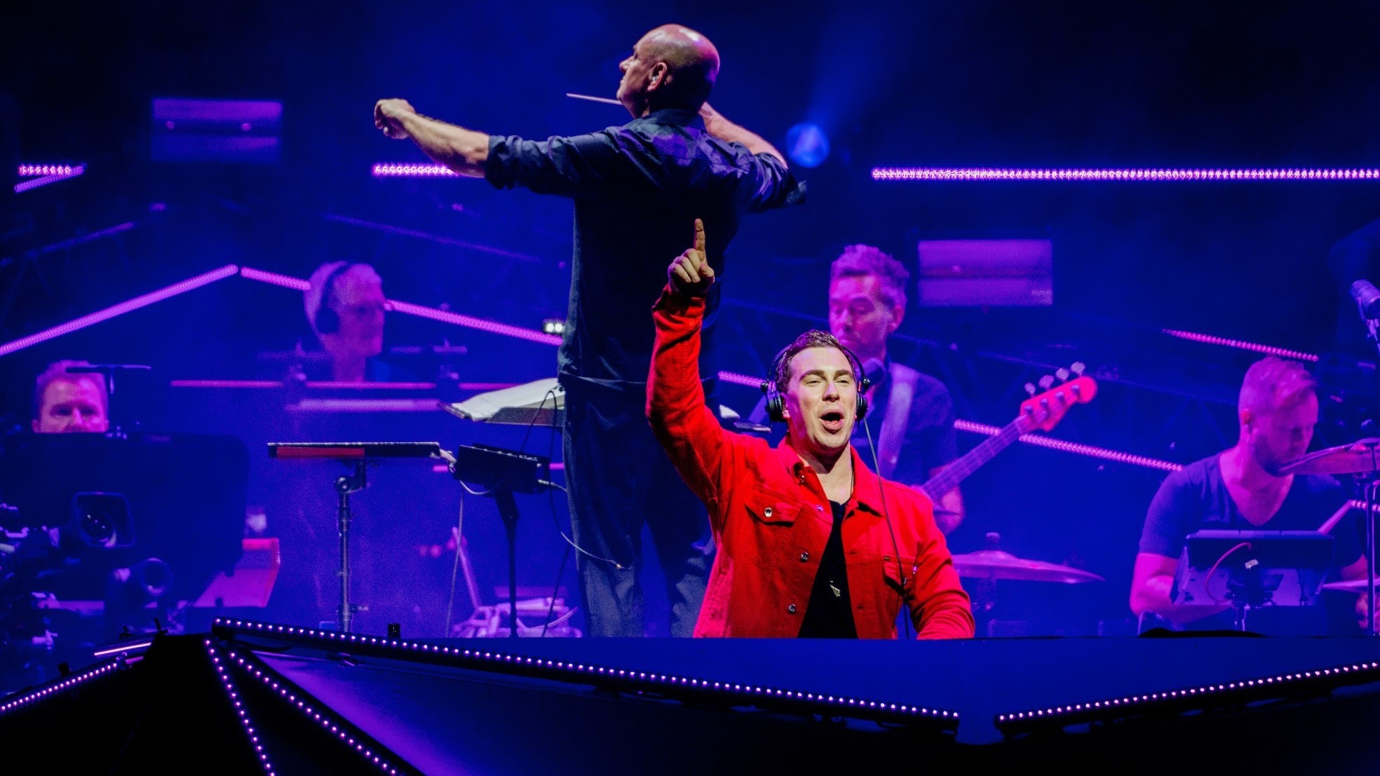 DJ Hardwell en het Metropole Orkest tijdens een eerdere editie van het Amsterdam Dance Event. Foto: ANP.