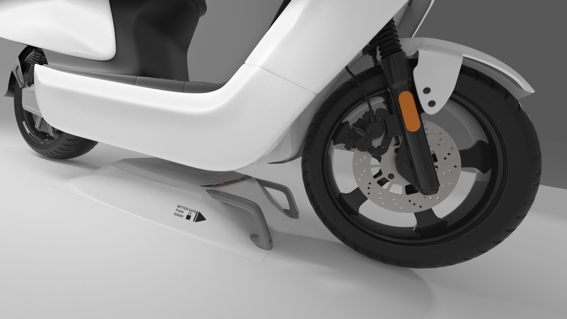 De gebruiker kan de voortgang van het laden bijhouden via twee ledstrips aan de voorzijde van de oplader. Foto's: Mego Mobility