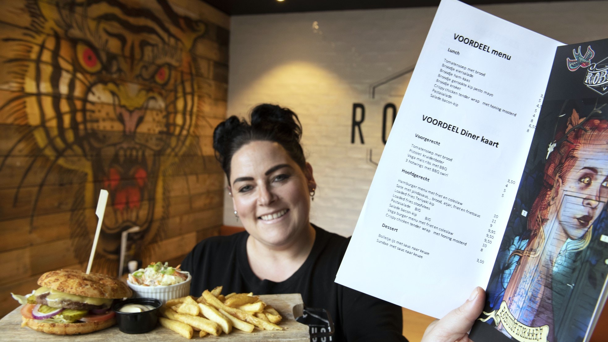 Restaurant Robuust Nieuwegein heeft een heuse recessiekaart. Foto: AD/William Hoogteyling.