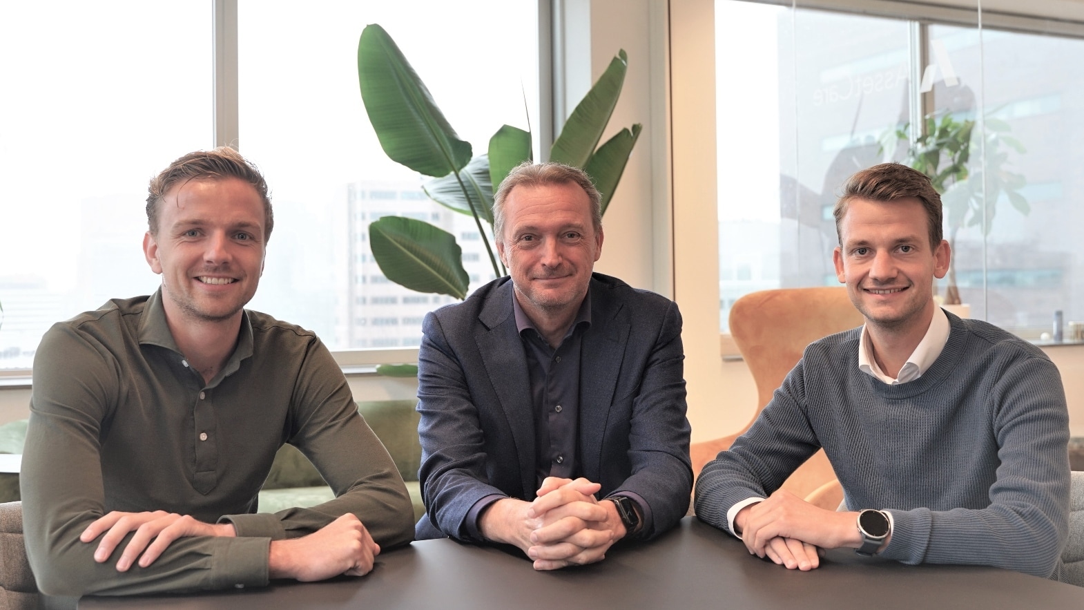 Tom Straver, Bram Schrijver en Sam Zwaan (v.l.n.r.): de gezichten achter AssetCare.