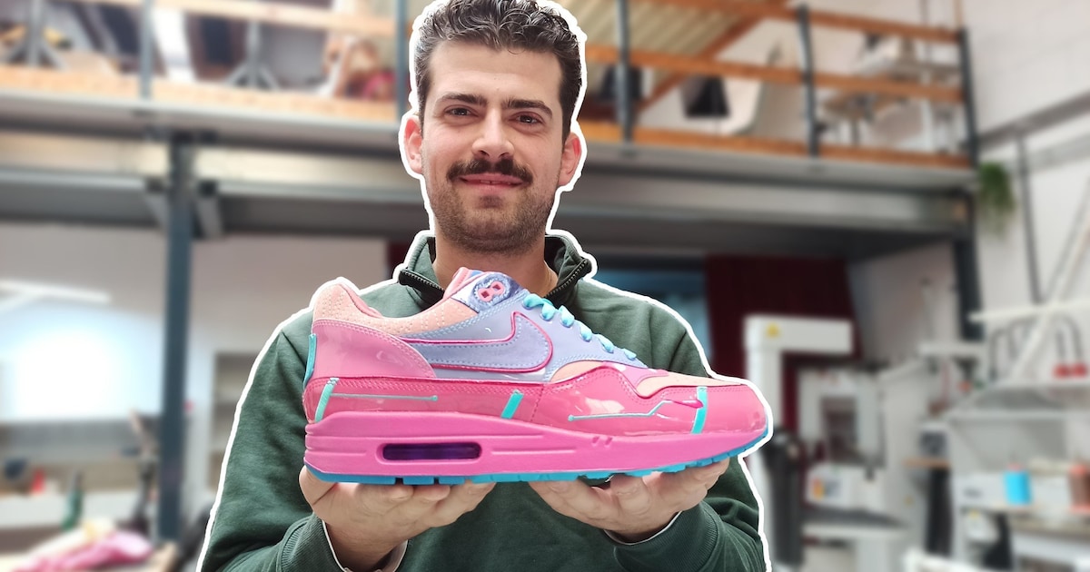 Sneakerdesigner Sam 26 gaat de wereld over De duurste sneakers