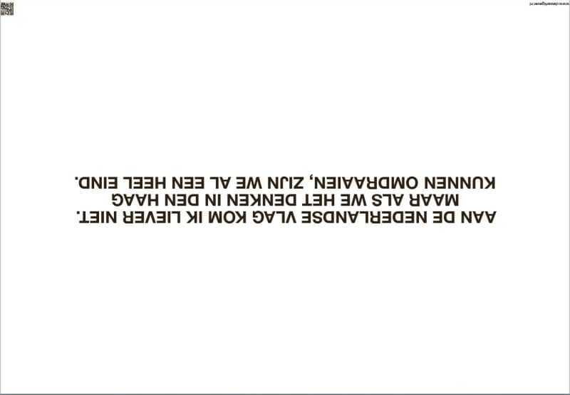 De advertentie die Belgraver liet plaatsen in de Volkskrant en het FD.