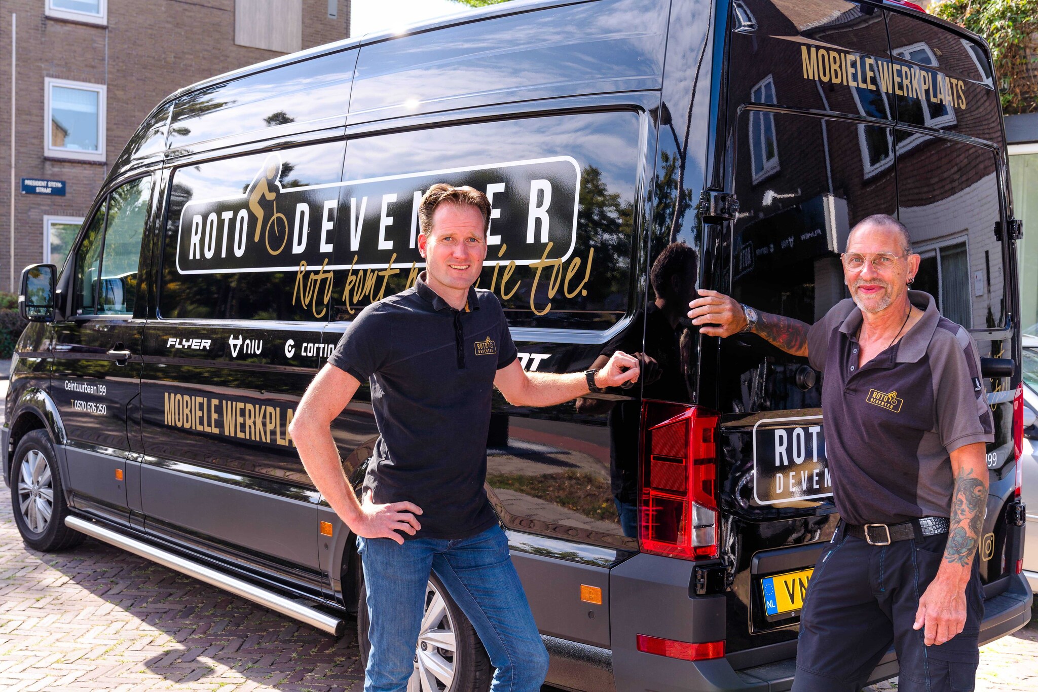 Foto: Grietje Mesman (Links Wilco Wolterink, rechts Jan van Zon)
