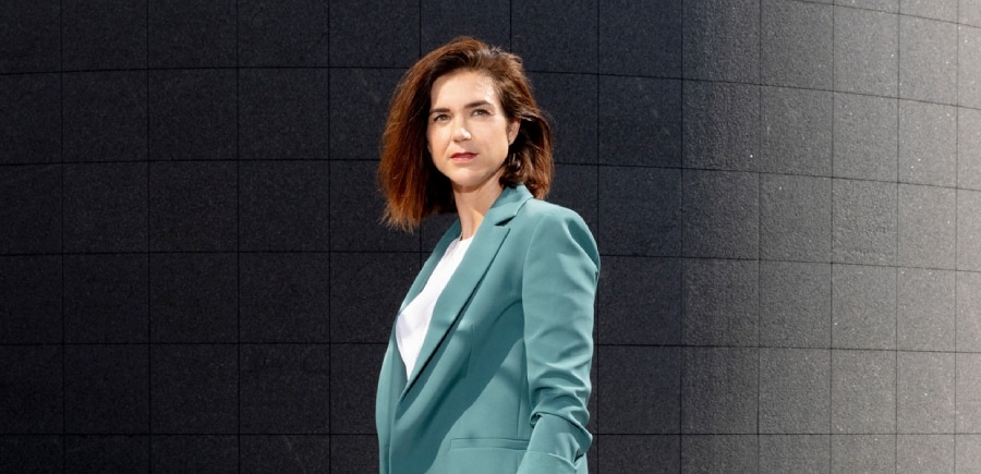 Anic van Damme, host van de podcast My Future Dream Job.Foto's: Het Parool/Lin Woldendorp.