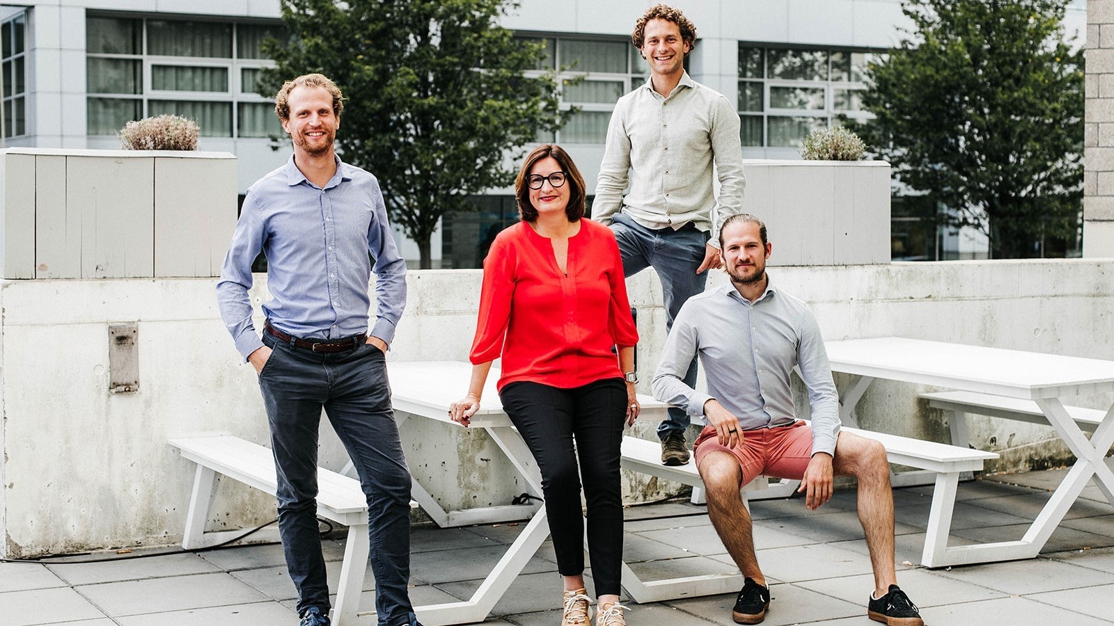 Het managementteam van Solar Monkey. Foto: Solar Monkey