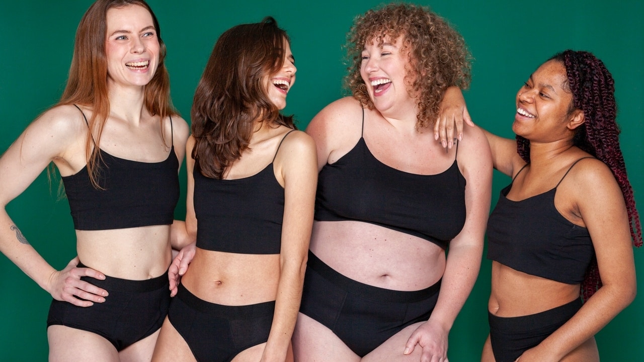 Het menstruatieondergoed waarover Nieuwenhuijse haar pitch hield bij Dragons' Den. Foto: Lotties Period Underwear