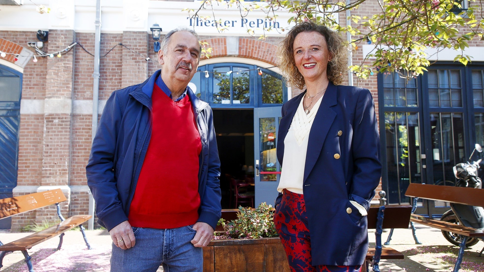Yvonne van den Bergh van Sproet Image Consultancy met OKB-adviseur Ferd Grobben. Foto: Ruud Voest