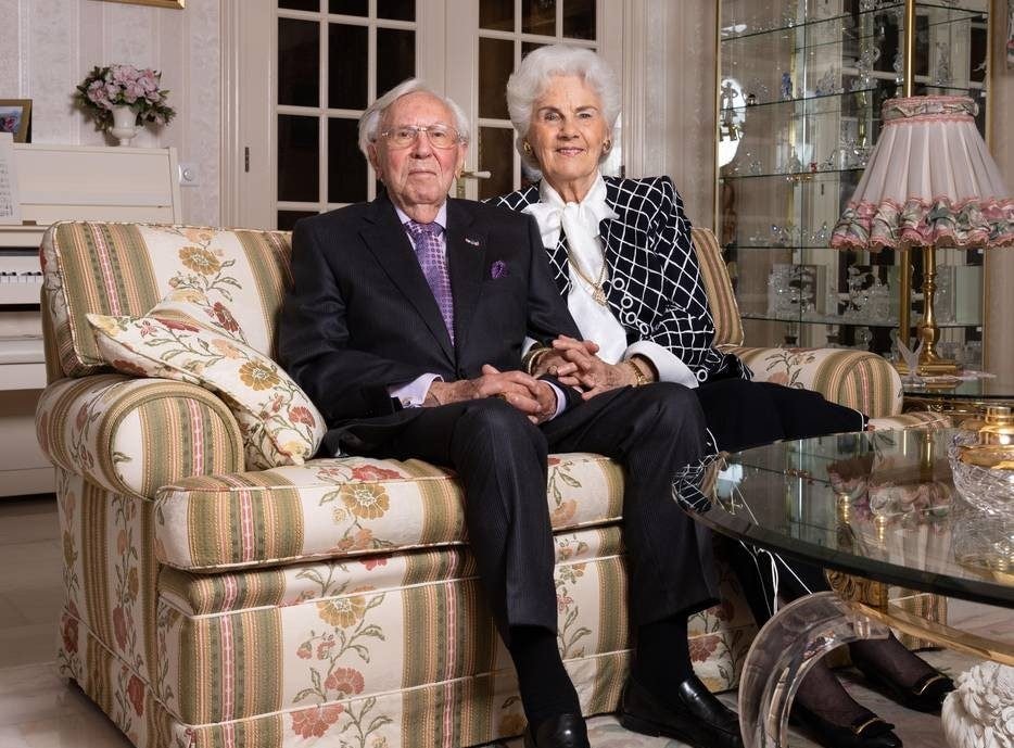 Piet Saan en zijn vrouw Willy zijn al 67 jaar bij elkaar: 'Ons geheim? We zijn allebei precies even koppig.' Foto: Het Parool/Daphne Lucker.