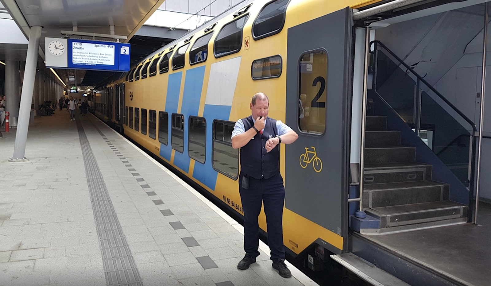 Ron Bongers Conducteur NS Smartwatch Foto: NS