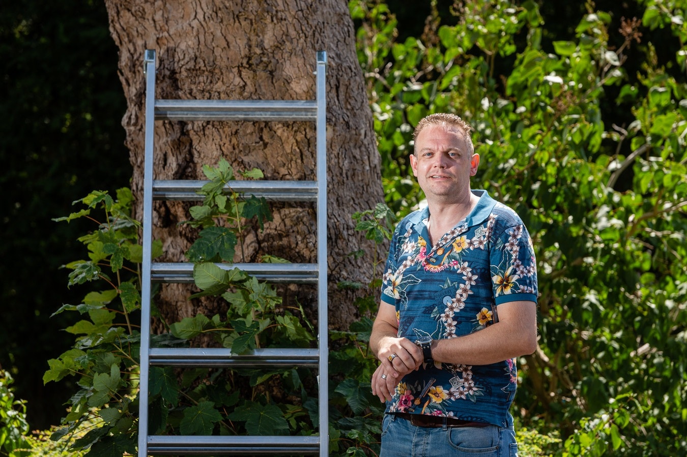 Michel kan niet meer werken na een hersenbloeding en is daarom een geldinzameling begonnen. Foto: Mel Boas