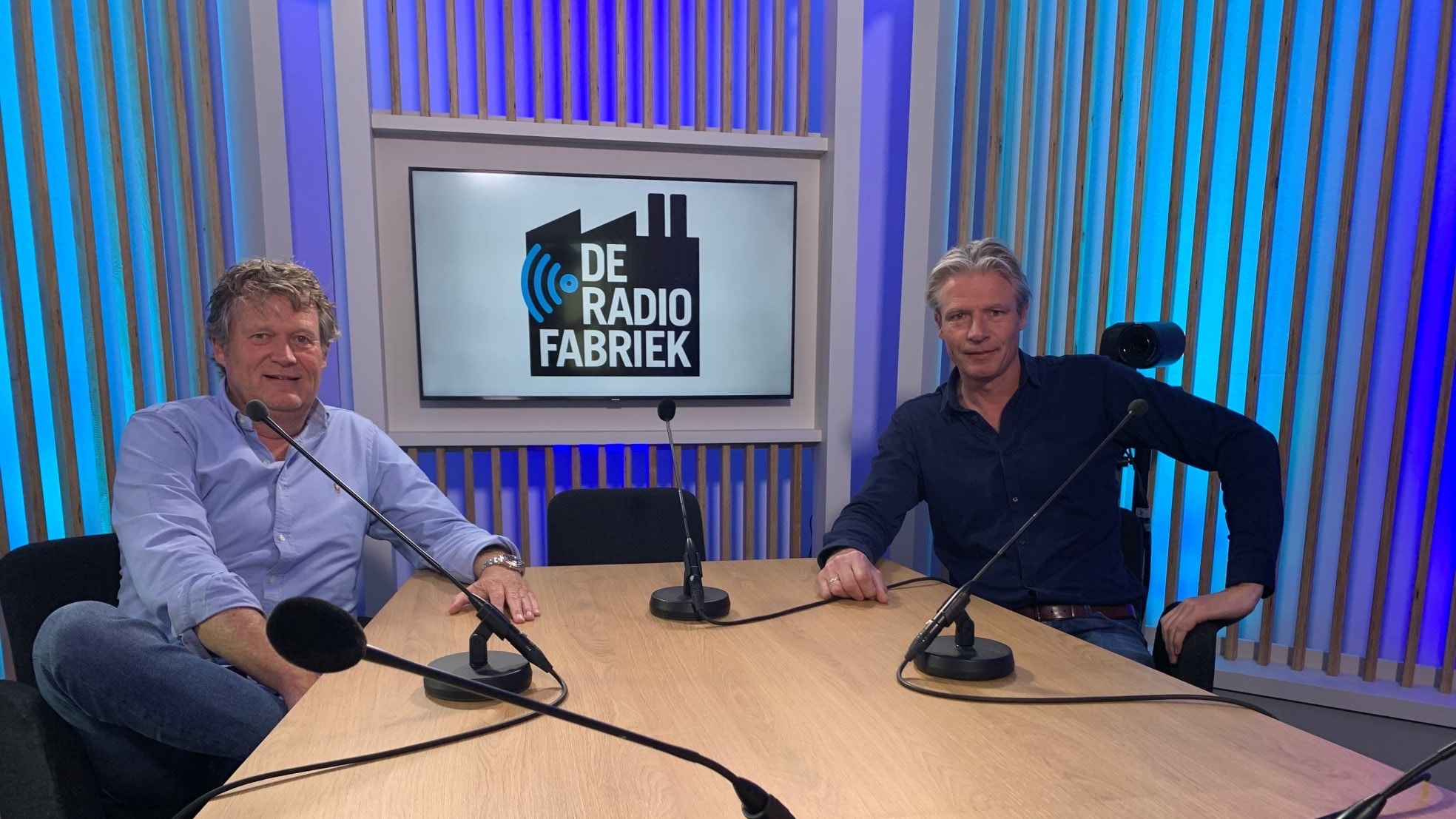 Lars Schotanus (links) en Jaco Bal, oprichters van De Radiofabriek. Foto: De Radiofabriek