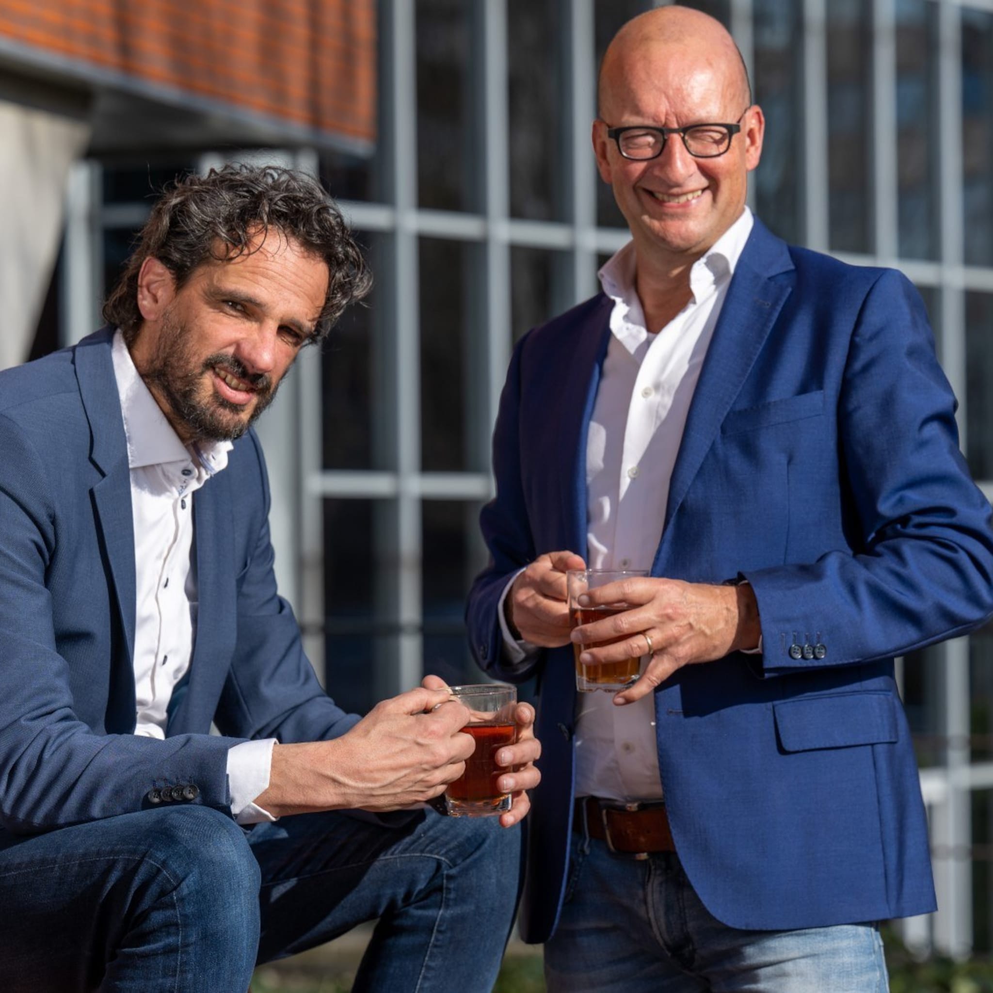 bedrijfsoverdracht van koffie tot en met champagne plus toetje