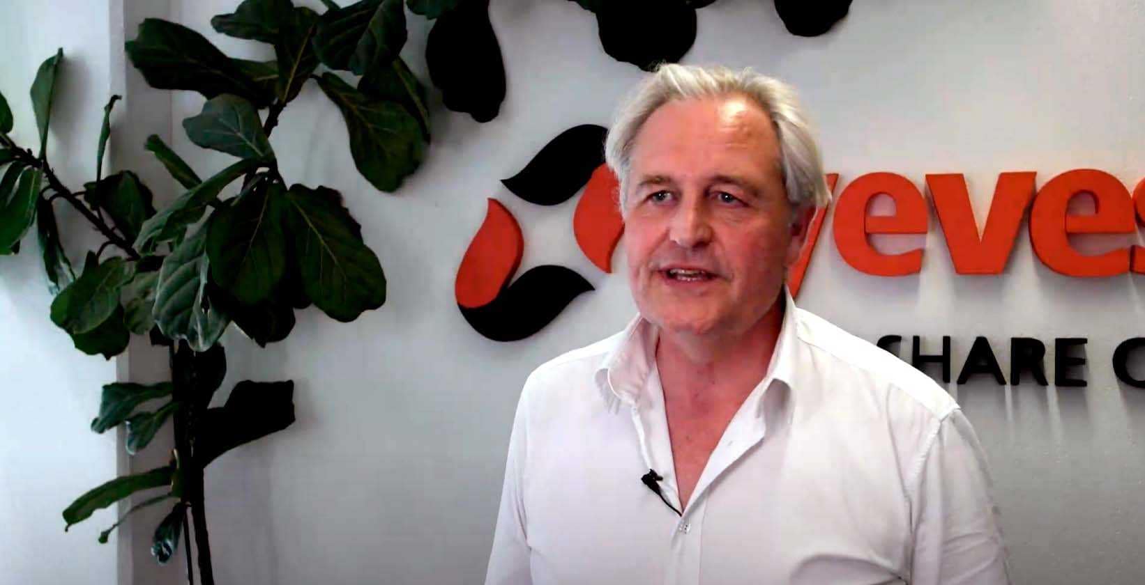 De oprichter van investeringsplatform Eyevestor, Gijs Dalen Meurs Foto: Eyevestor