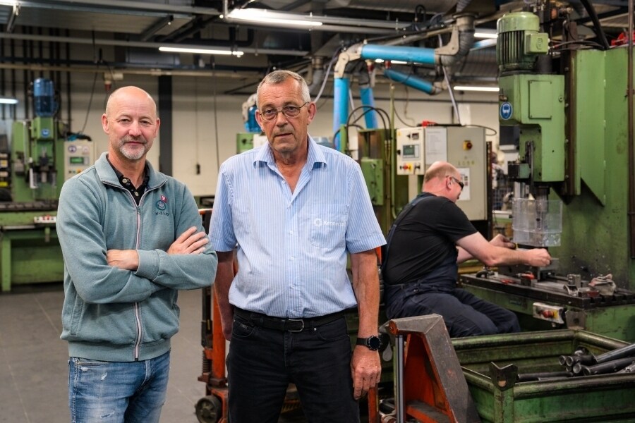 Praktijkopleiders Richard Kraaijenzang en Jos Jansen. Foto: Grietje Mesman.