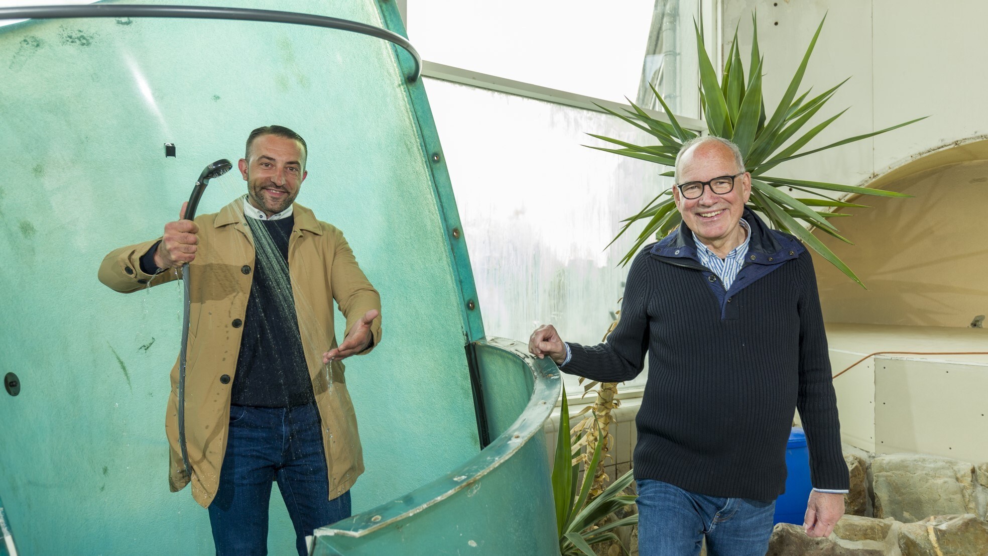 Ondernemer Almin Zolotic en zijn OKB-adviseur René Portielje. Foto: Machtelt Mostert