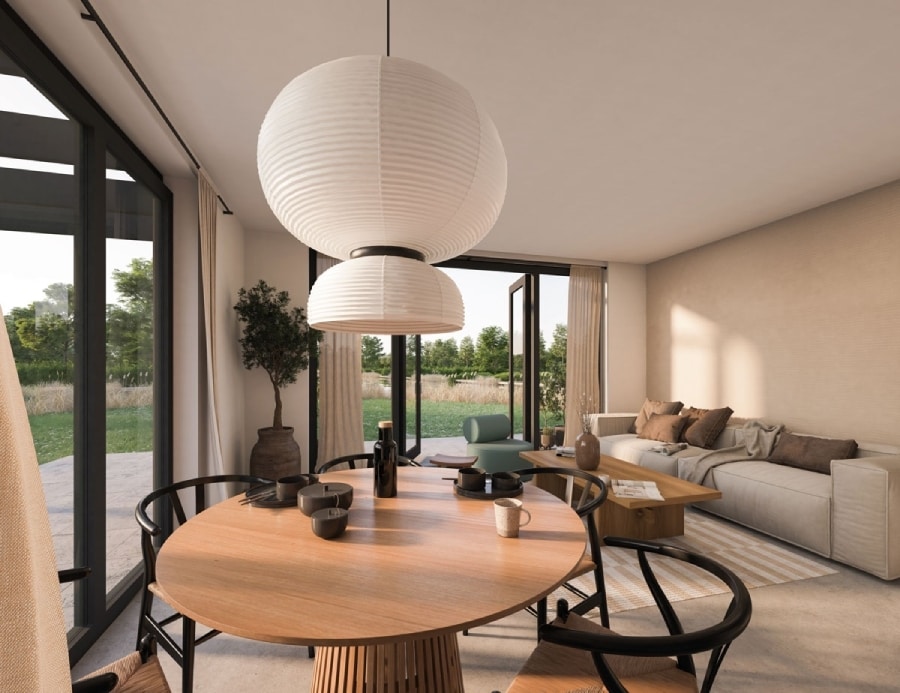 De Waterlodges zijn ontworpen vanuit de visie om de grens tussen binnen en buiten te laten vervagen. Foto: Dutchen.