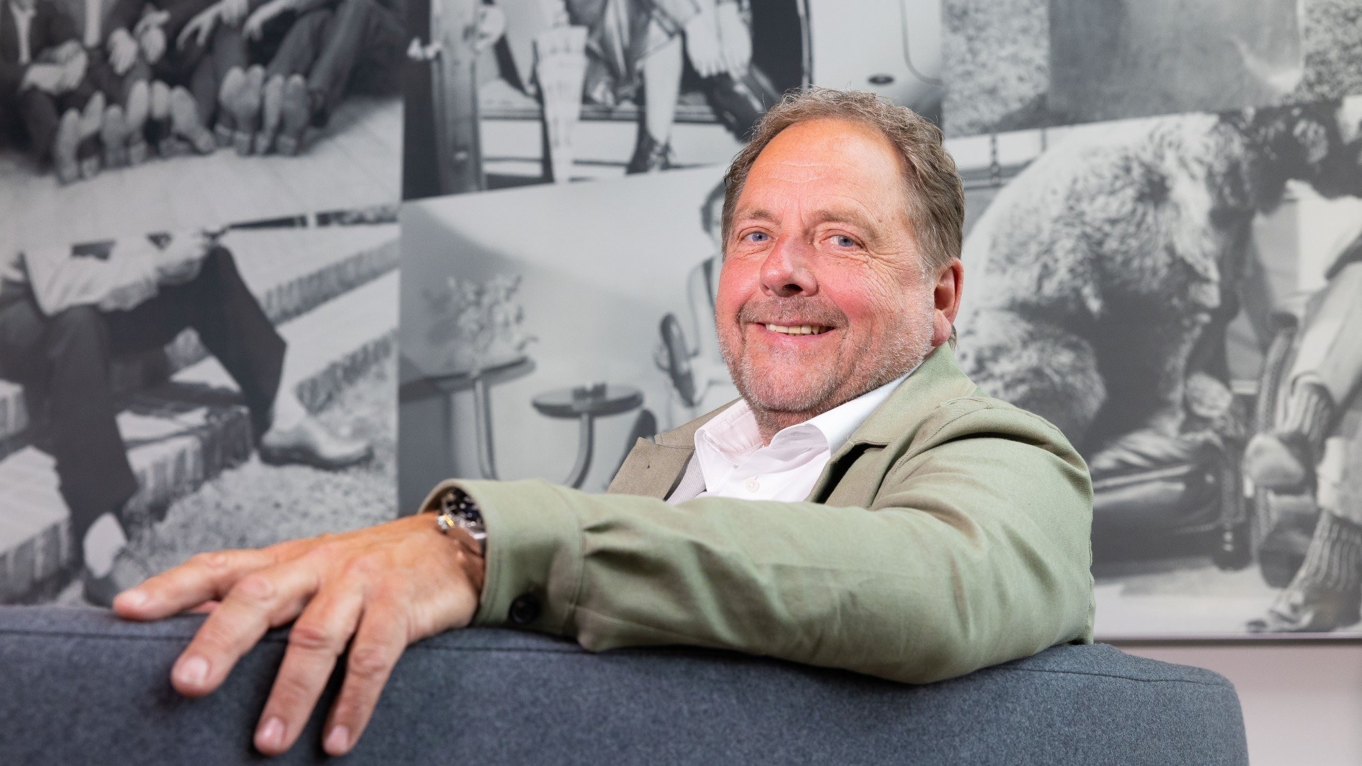 Vertrekkend directeur Krein Bons van schoenenbedrijf vanHaren. Foto's: Roel van der Aa
